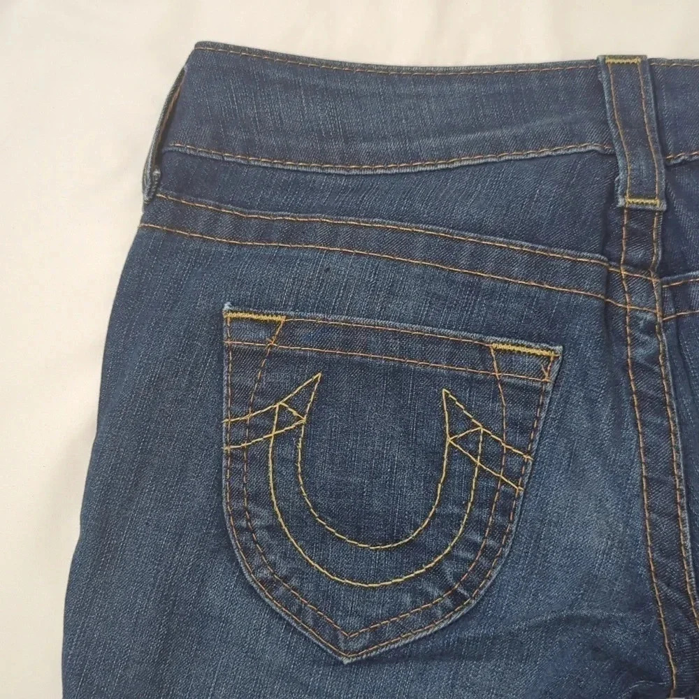 True Religion Riley Mid Rise Bermuda Short, Color Walking Dream Size 26 - Picture 11 of 14